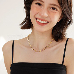 DIY 304 Stainless Steel Oval Link Chains Necklaces/Bracelets Making Kits&nbsp;DIY-TA0012-75