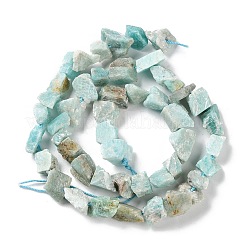 Raw Rough Natural Amazonite Beads Strands&nbsp;G-B065-C04