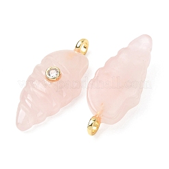 Natural Rose Quartz Carved Pendants&nbsp;G-H357-04G-01