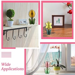 36Bags 9 Styles Unfinished Wooden Flower for Painting Arts&nbsp;WOOD-CJ0002-76