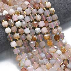 Natural Cherry Blossom Agate Beads Strands&nbsp;G-K389-A38-01