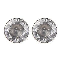 304 Stainless Steel Clear Cubic Zirconia Stud Earrings&nbsp;EJEW-Q044-07P