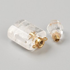 Natural Quartz Crystal Pendants&nbsp;G-H252-E07
