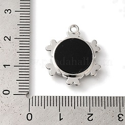 Flower Rack Plating Alloy Pendants&nbsp;FIND-I039-023B-P
