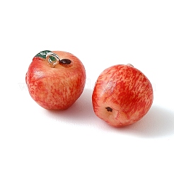 Opaque Resin Imitation Fruit Pendants&nbsp;RESI-F076-01P