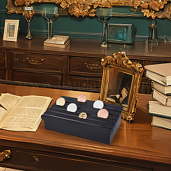 Wood Coin Display Case&nbsp;AJEW-WH0060-12A