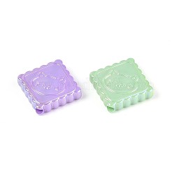 UV Plating Opaque Acrylic Beads&nbsp;OACR-T028-56