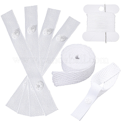 Polyester & Pom Removable Quilt Cover Corner Fasteners Button Straps&nbsp;FIND-CP0003-68