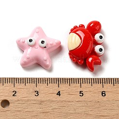 Sea Animal Theme Opaque Resin Decoden Cabochons&nbsp;RESI-D009-07