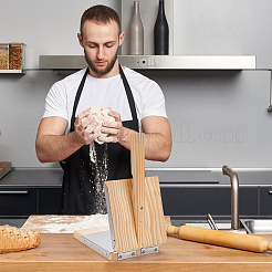 Wood & 201 Stainless Steel Dumpling Skin Presser&nbsp;FIND-WH0521-202