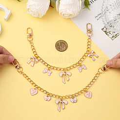 2Pcs 2 Styles Aluminium Chains Bag Decorative Chains&nbsp;PURS-SC0001-05