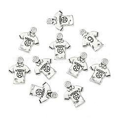 Tibetan Style Alloy T-Shirt Pendants&nbsp;EA8750Y