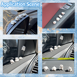 Cute Resin Mini Bear Dashboard Ornament&nbsp;AJEW-CN0003-13