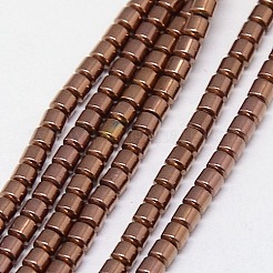 Electroplate Non-magnetic Synthetic Hematite Beads Strands&nbsp;G-J163-2x2mm-M