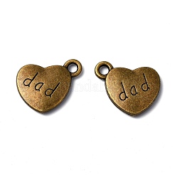 Tibetan Style Alloy Family Charms&nbsp;X-TIBEP-5414-AB-FF