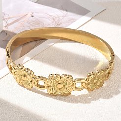 304 Stainless Steel Hinged Cuff Bangles&nbsp;SA-CBAB92B-03G