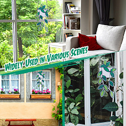 1 Set Plant Acrylic Leaf Window Hanging Decorations&nbsp;AJEW-GF0009-95