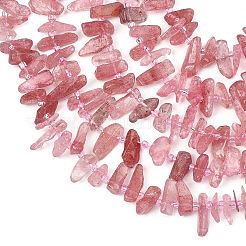 Natural Strawberry Quartz Beads Strands&nbsp;G-F821-D02-01