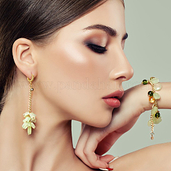 20Pcs 2 Colors Brass Huggie Hoop Earring Findings&nbsp;KK-DR0001-26