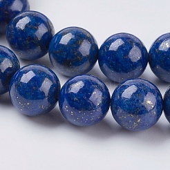 Natural Lapis Lazuli Beads Strands&nbsp;X-G-G423-10mm-A
