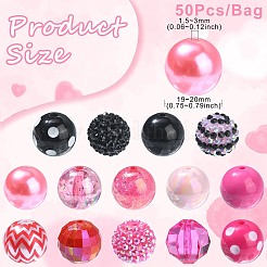 Acrylic & Resin & ABS Plastic Beads Sets&nbsp;MACR-CJ0001-67