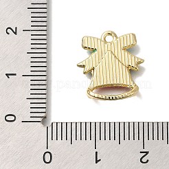 Christmas Theme Alloy Enamel Pendants&nbsp;ENAM-B025-02G-02