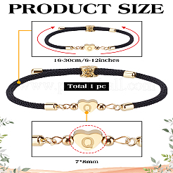1Pc Adjustable Nylon Cord Bracelets for Women Men&nbsp;BJEW-LP0001-30Q