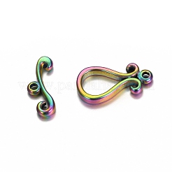 Ion Plating(IP) 304 Stainless Steel Toggle Clasps&nbsp;STAS-I157-01M