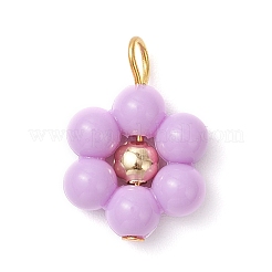 Acrylic Flowers Pendants&nbsp;PALLOY-JF03846-02