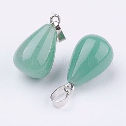 Natural Green Aventurine Pendants&nbsp;X-G-K187-04G