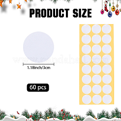 60Pcs Resin Candle Wick Double Sided Adhesive&nbsp;DIY-CP0013-31
