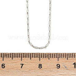 Brass Oval Link Chain Necklaces&nbsp;NJEW-D338-02P