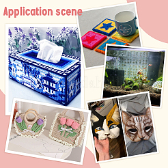 8Pcs 2 Styles Plastic Canvas Sheets for Embroidery&nbsp;DIY-AR0004-73