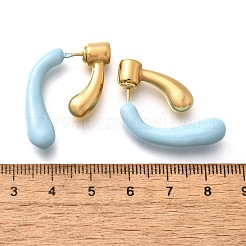 304 Stainless Steel Stud Earrings&nbsp;EJEW-C133-04G-03