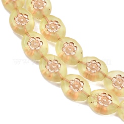 Czech Pressed Glass Beads&nbsp;GLAA-I061-45