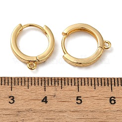 Brass Earring Findings&nbsp;KK-O100-02C-G