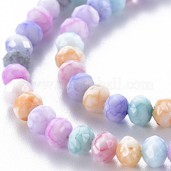 Opaque Baking Paint Glass Beads Strands&nbsp;X-EGLA-N006-009A-A09
