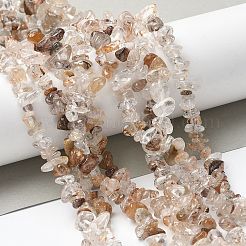 Natural Rutilated Quartz Beads Strands&nbsp;G-M205-96
