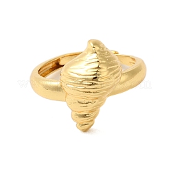 Brass Adjustable Rings for Women&nbsp;RJEW-A048-07G