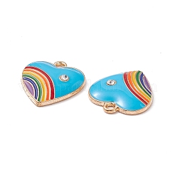 Alloy Enamel Pendant&nbsp;ENAM-H039-07G-E