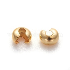 Iron Crimp Beads Covers&nbsp;X-IFIN-H029-G