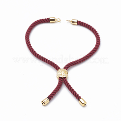 Nylon Twisted Cord Bracelet Making&nbsp;MAK-T003-16G