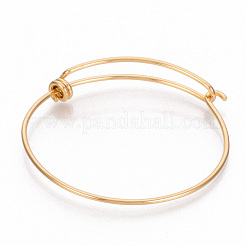 Adjustable 304 Stainless Steel Expandable Bangle Making&nbsp;STAS-S079-03B