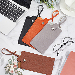 4Pcs 4 Colors PU Leather Eyeglass Cases&nbsp;AJEW-CN0004-99A