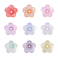 Plated AB Acrylic Beads Cap&nbsp;PACR-CJ0001-14