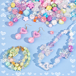 240Pcs 8 Colors Acrylic Beads&nbsp;MACR-PH0001-82