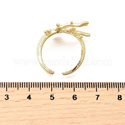 Brass Cuff Rings for Women&nbsp;RJEW-F184-08H-G