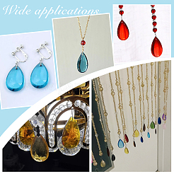 78Pcs 13 Colors Handmade Lampwork Pendants&nbsp;PALLOY-PH01789