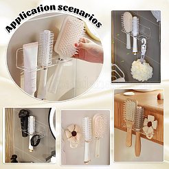 Acrylic Wall Mounted Razor Storage Rack&nbsp;AJEW-WH0651-15