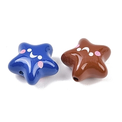 Baking Paint Acrylic Beads&nbsp;OACR-A045-03